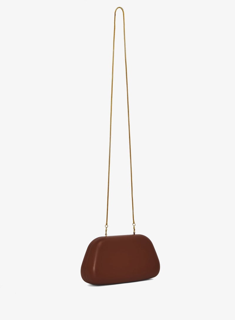 Namshi x Gold Accent Detailed Clutch - Image 2